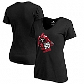 Women's Toronto Raptors 2 Kawhi Leonard Fanatics Branded 2019 NBA Finals MVP V Neck T Shirt Black,baseball caps,new era cap wholesale,wholesale hats